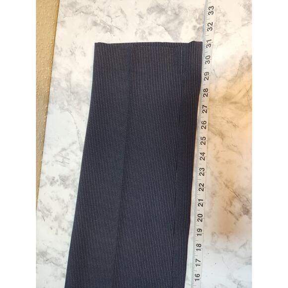 NWT Jones New York‎ Signature Women's Navy Blue White Stripe Ankle Pants Size 8 - Picture 8 of 8